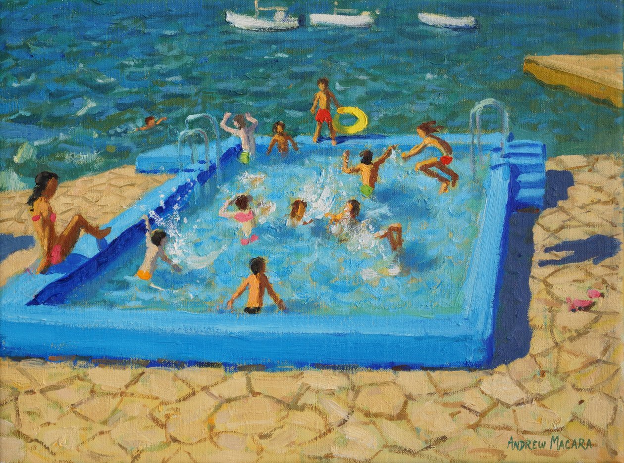 Blue pool，Vrsar，克罗地亚，2017， 作者 安德鲁·马卡拉（Andrew Macara）