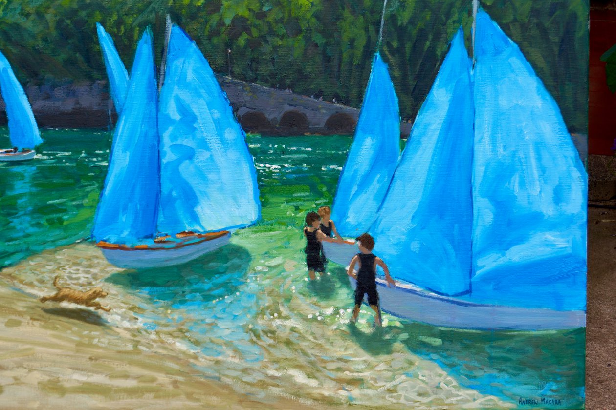 蓝帆，Looe，2018年， 作者 安德鲁·马卡拉（Andrew Macara）