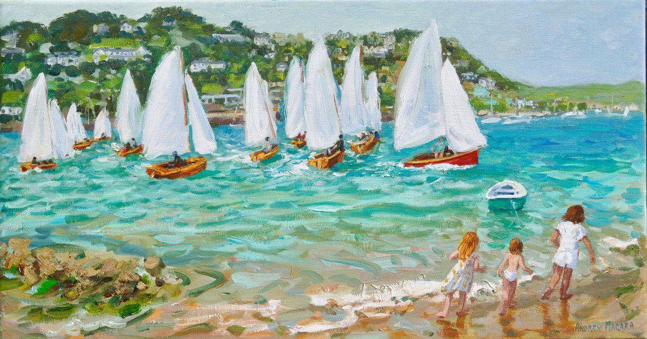 追逐船只，Salcombe，2018年， 作者 安德鲁·马卡拉（Andrew Macara）
