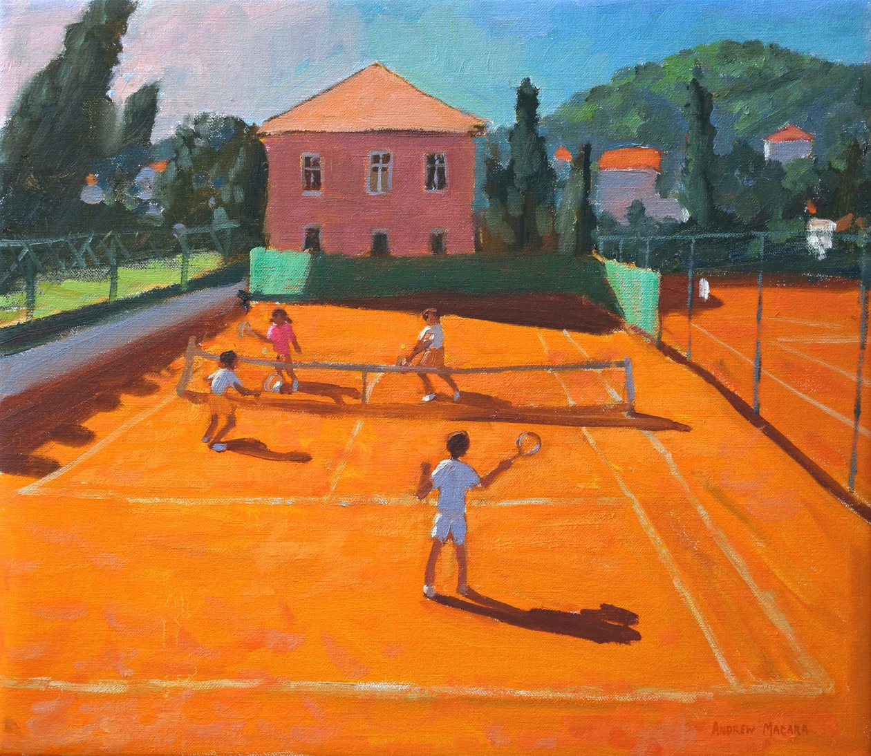 Clay Court Tennis，拉帕德，克罗地亚，2012， 作者 安德鲁·马卡拉（Andrew Macara）
