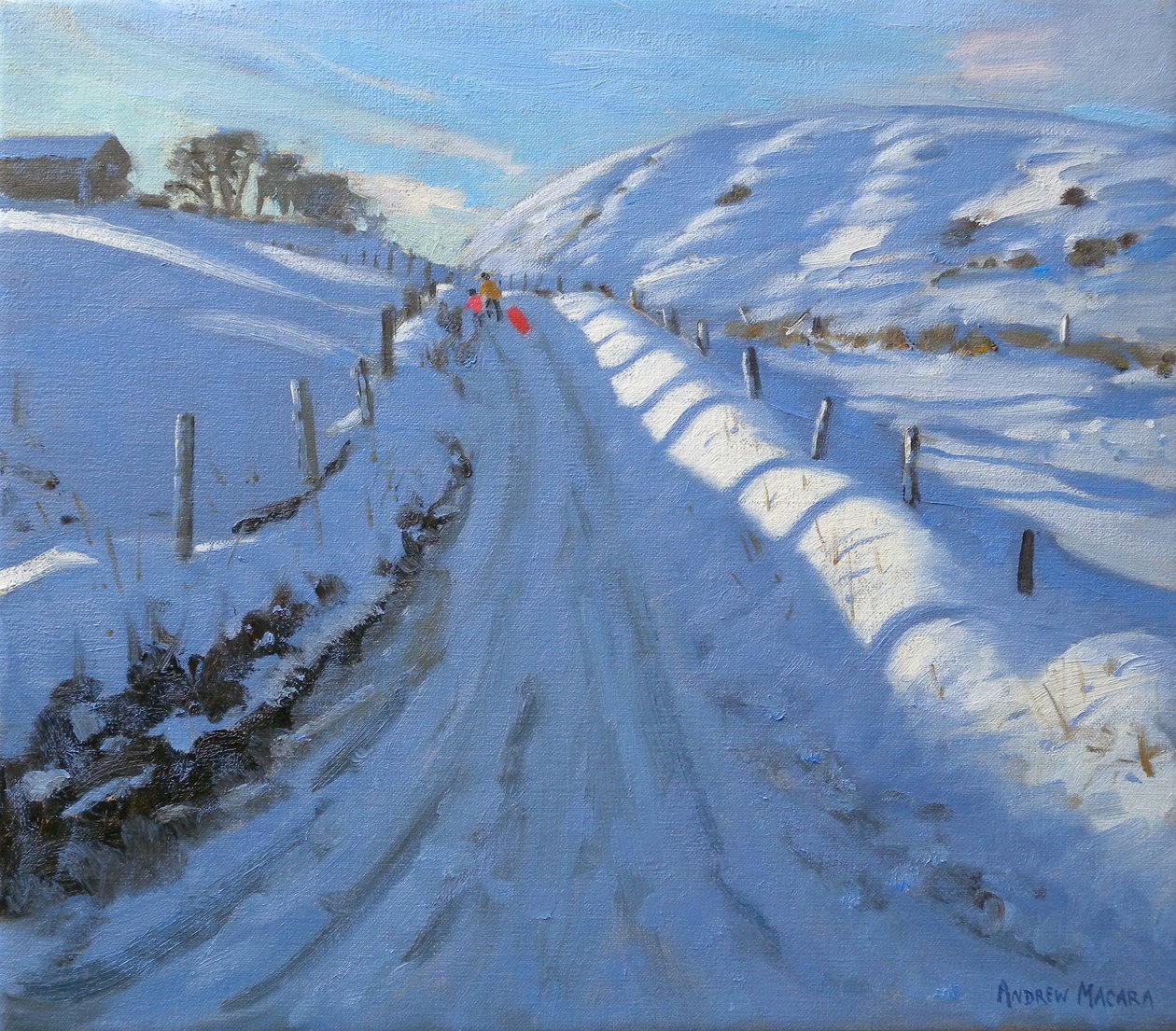 鸽子头，2011 年（布面油画） 作者 安德鲁·马卡拉（Andrew Macara）
