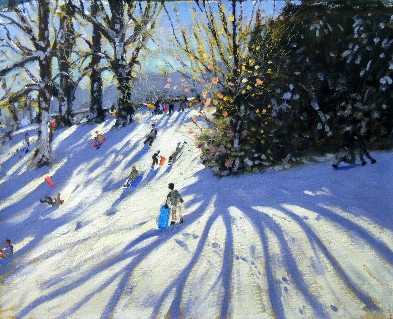初雪，达利公园 作者 安德鲁·马卡拉（Andrew Macara）