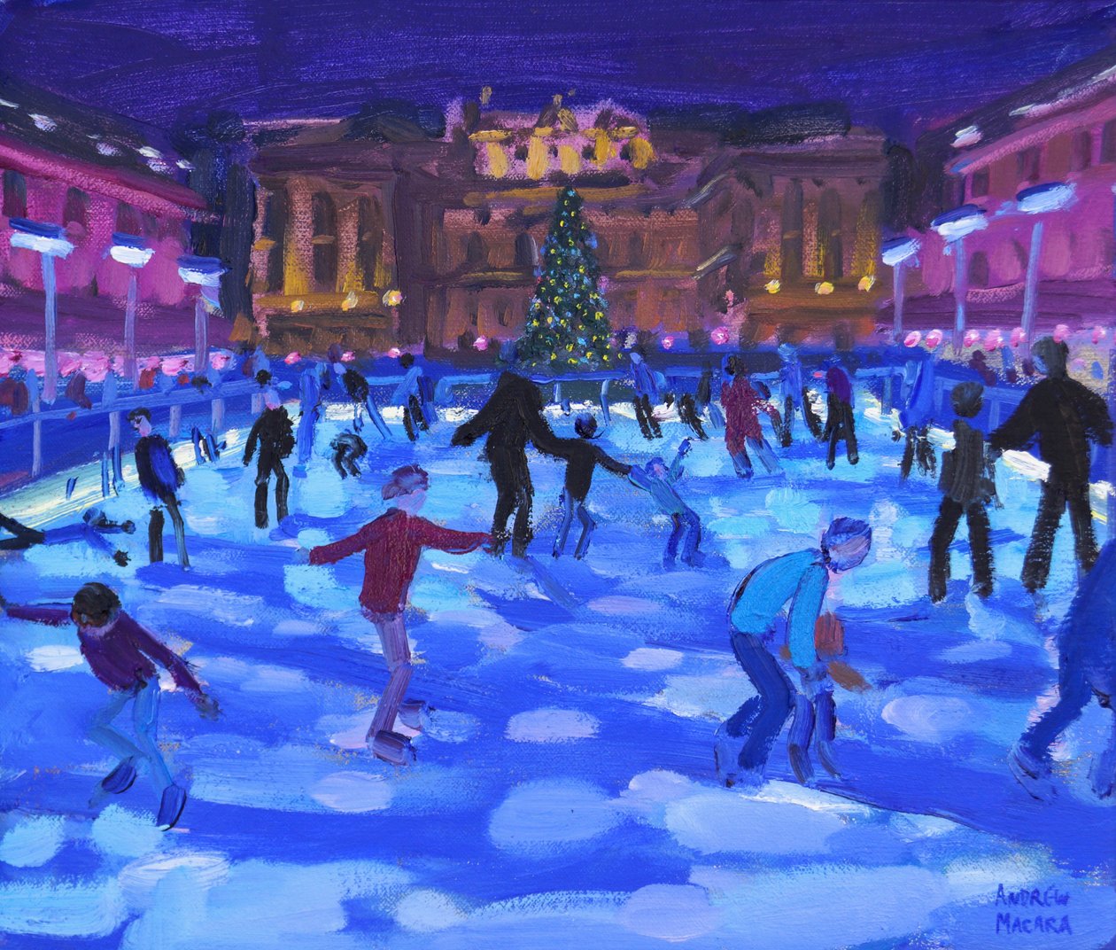 晚上选手，Somerset House，2015， 作者 安德鲁·马卡拉（Andrew Macara）