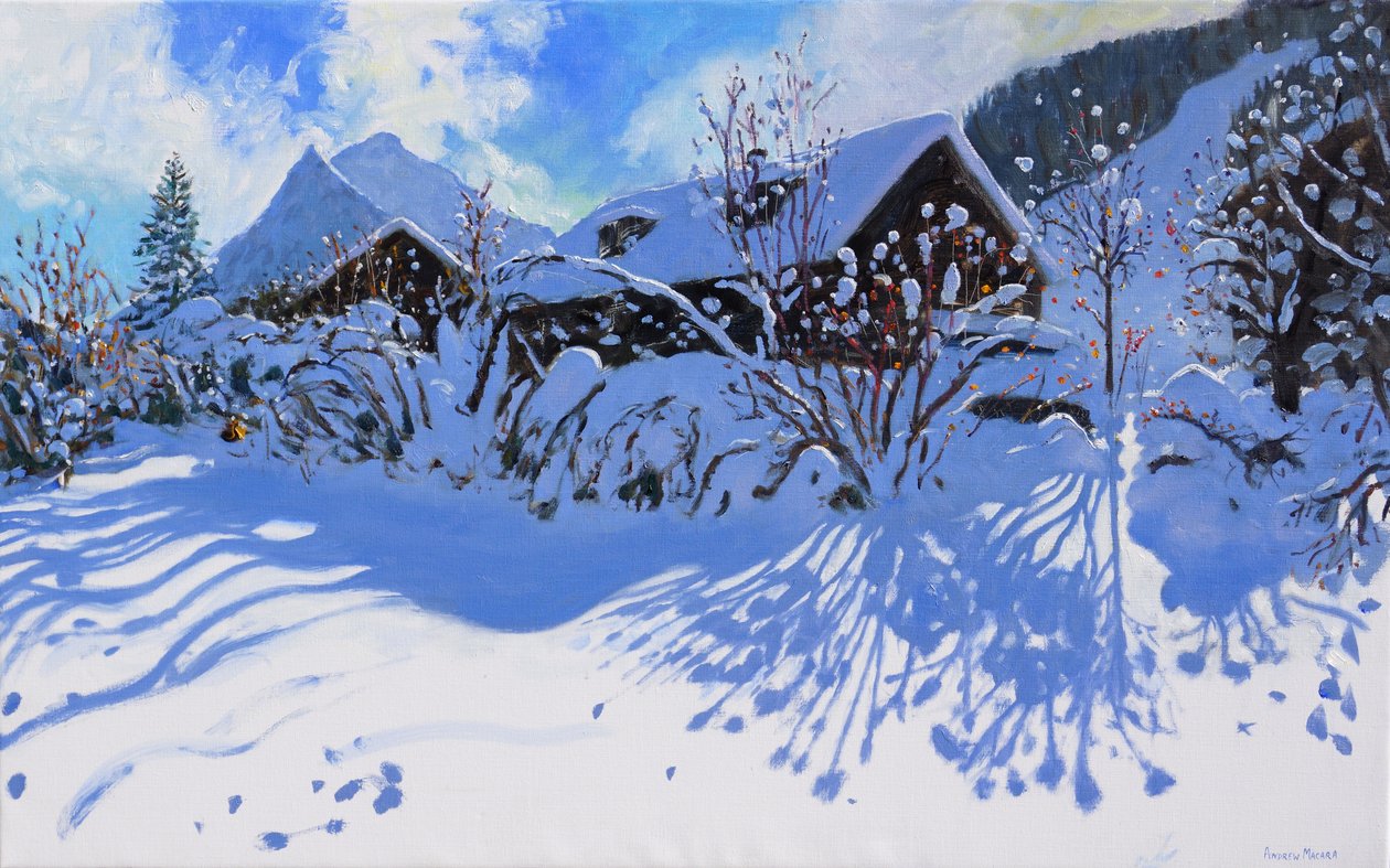 新鲜的雪，Morzine Village，2015， 作者 安德鲁·马卡拉（Andrew Macara）