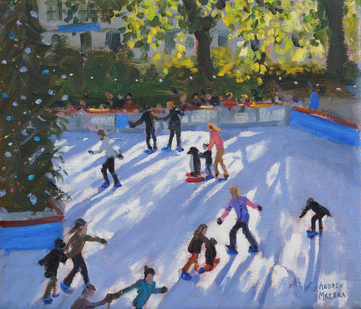 滑冰，自然历史博物馆，2014年 作者 安德鲁·马卡拉（Andrew Macara）