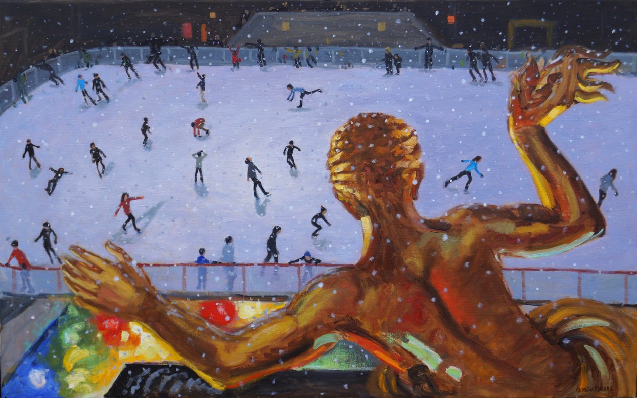 普罗米修斯，洛克菲勒溜冰场，纽约。 2018 作者 安德鲁·马卡拉（Andrew Macara）