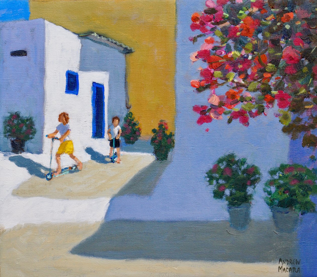 Scooter Kids，Symi，Greece Islands，2018， 作者 安德鲁·马卡拉（Andrew Macara）
