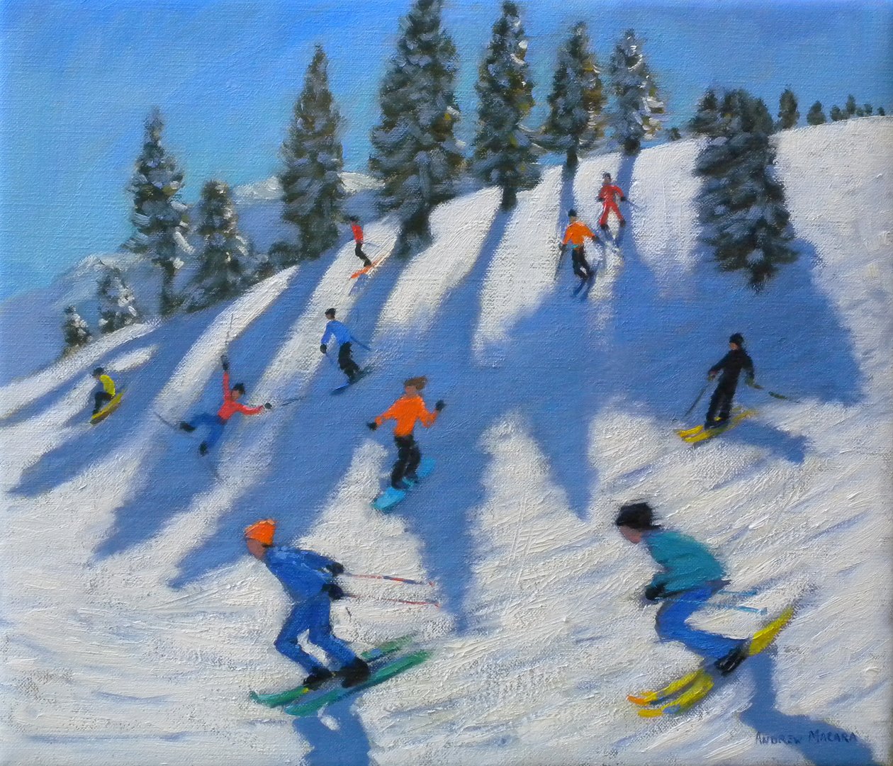 滑雪者，Lofer，2010 作者 安德鲁·马卡拉（Andrew Macara）