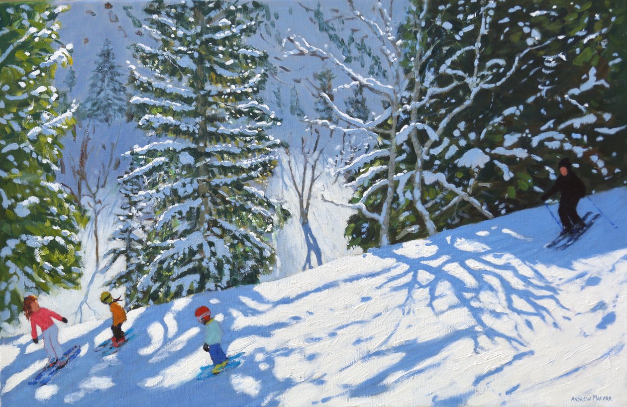Skiing Courchevel to La Tania, 2019 作者 安德鲁·马卡拉（Andrew Macara）