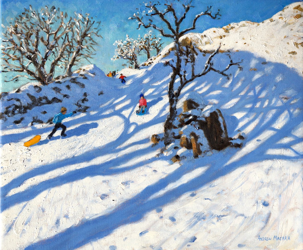 雪橇，Glutton桥，巴克斯顿，德比郡，2016 作者 安德鲁·马卡拉（Andrew Macara）
