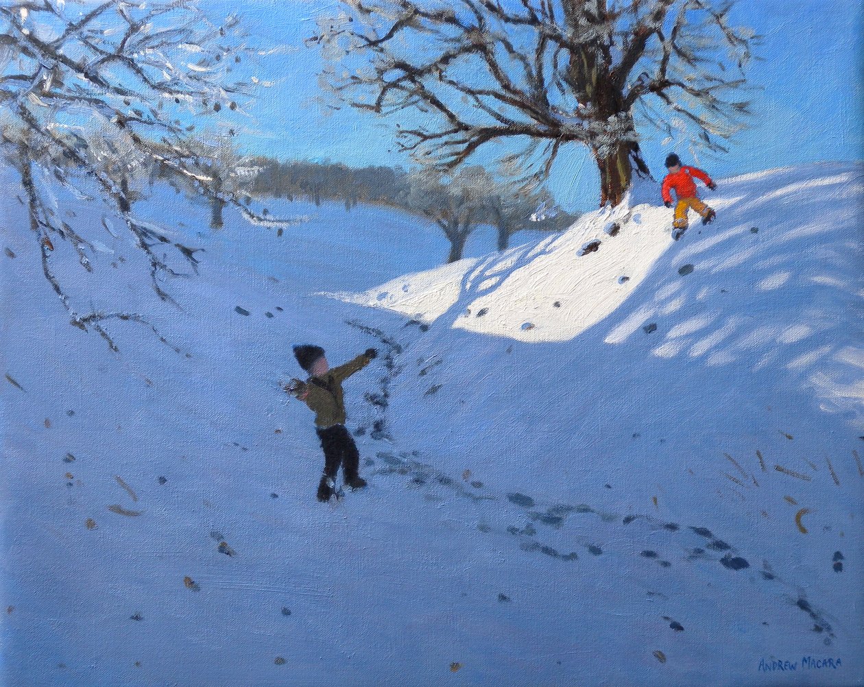 滚雪球》，2011 年（布面油画） 作者 安德鲁·马卡拉（Andrew Macara）