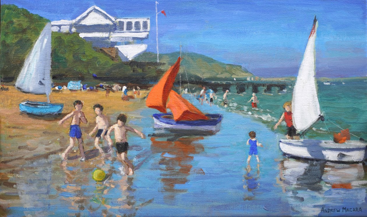阿伯索奇的夏天，2015 年（布面油画） 作者 安德鲁·马卡拉（Andrew Macara）