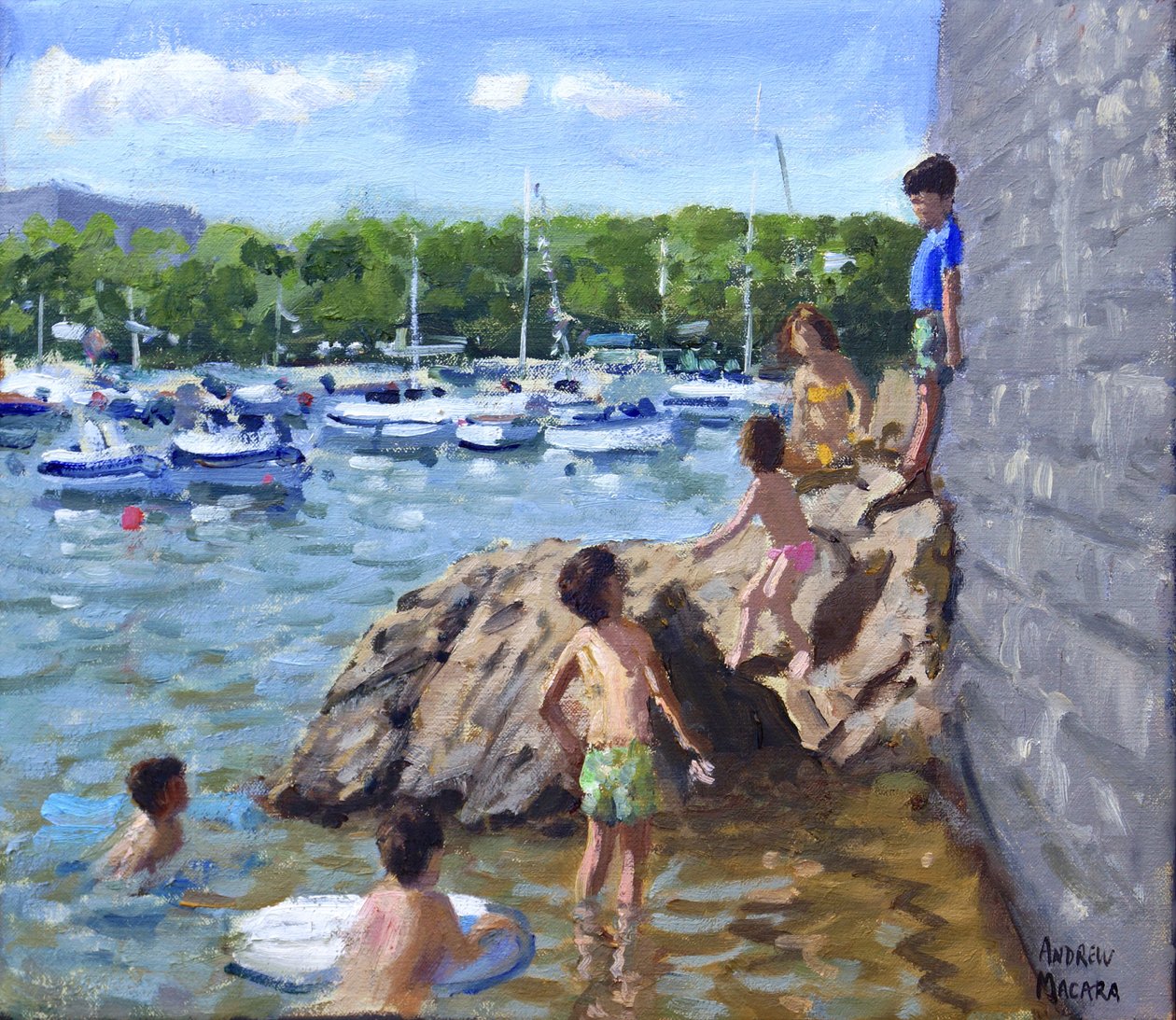 攀岩，滕比港，2016， 作者 安德鲁·马卡拉（Andrew Macara）