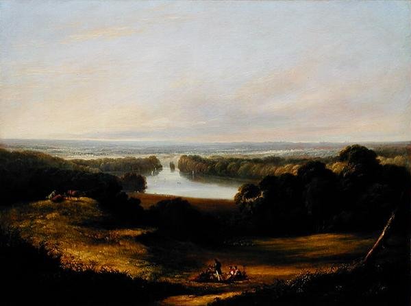 来自英格兰格洛斯特郡弗罗斯特山的风景（布面油画 作者 安德鲁·理查森（Andrew Richardson）