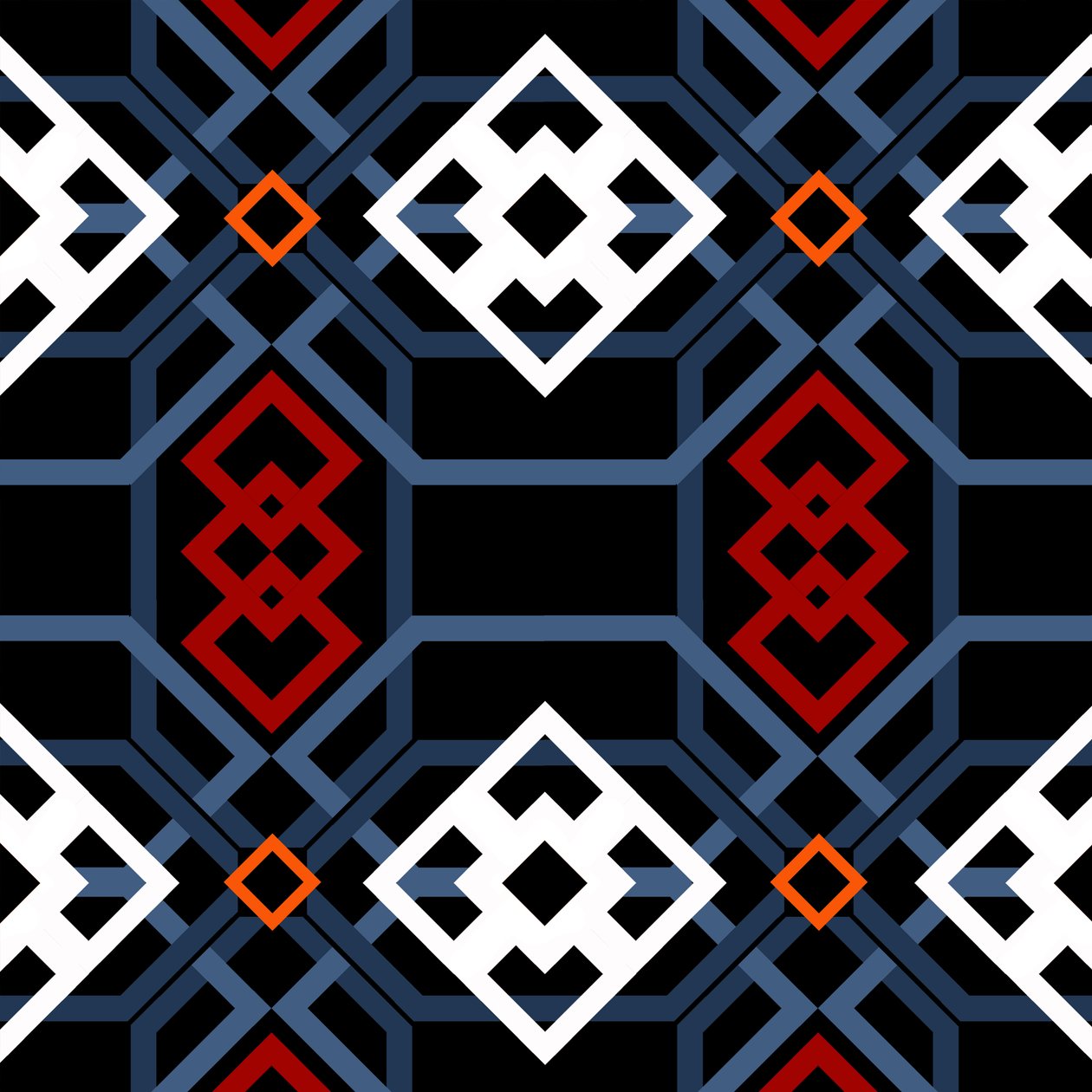 Andalucian geometric, 2018, digital 作者 安德鲁·沃森