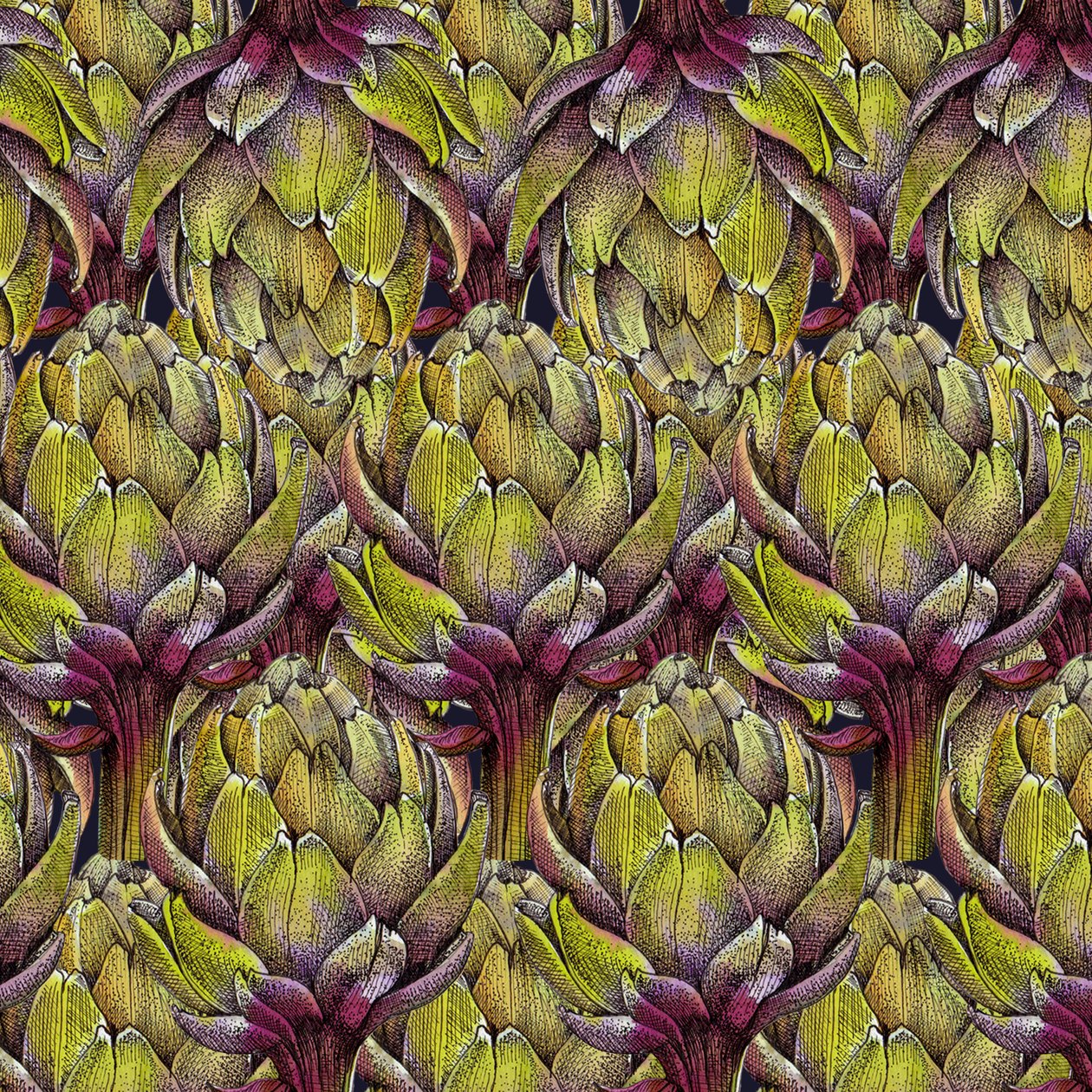Globe artichoke heads, 2018 作者 安德鲁·沃森
