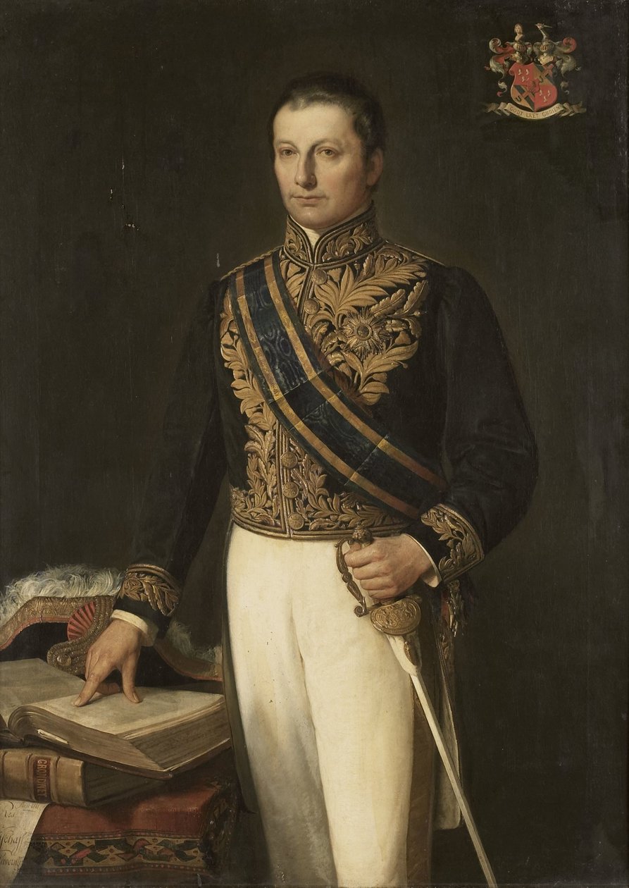 科内利斯·西奥多鲁斯·埃劳特 (1767-1841)。 总专员 (1816-19) 作者 安德里斯·范登伯格