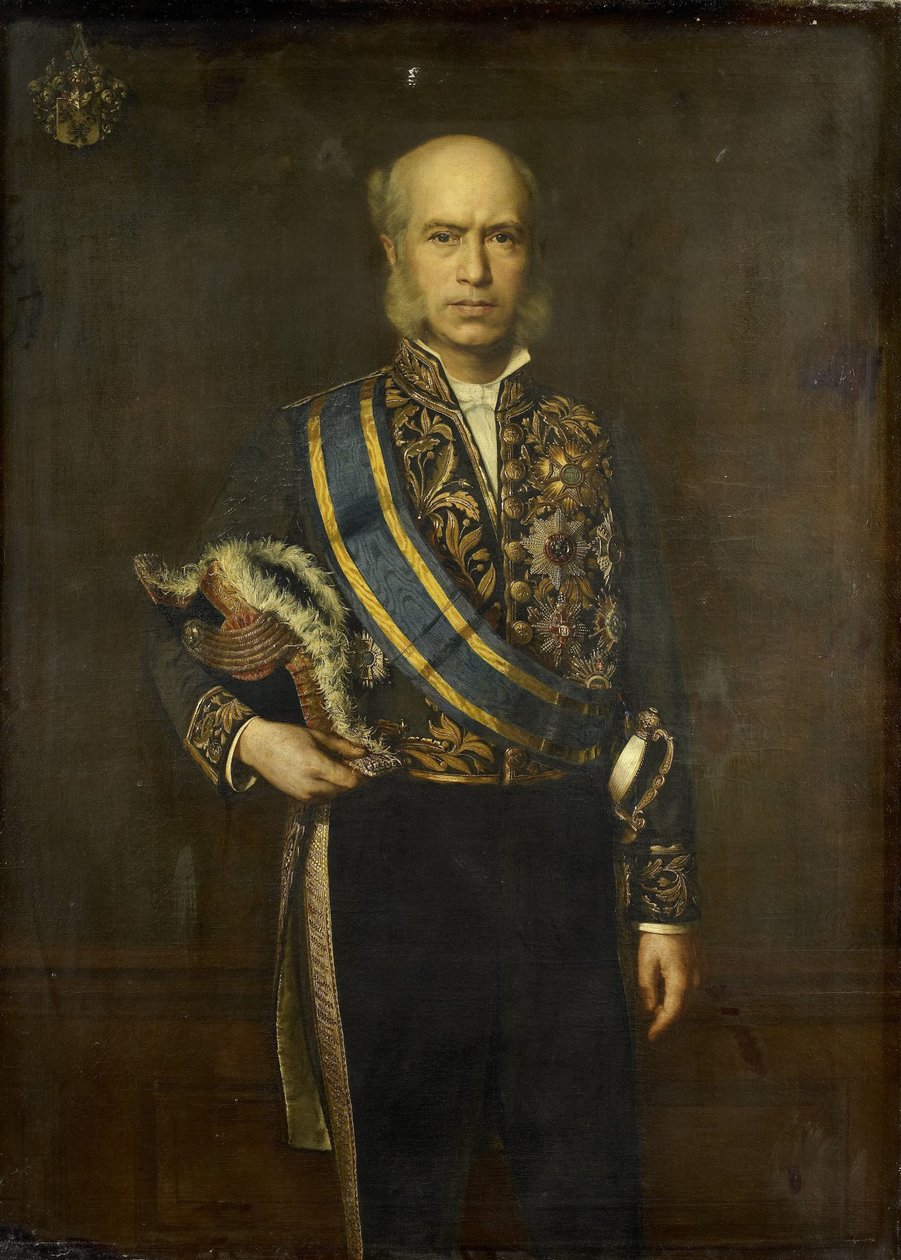 约翰-威廉-范-兰斯贝格（Johan Wilhelm van Lansberge，1830-1906 年）。Gouverneur-generaal (1875-1880) 作者 安德里斯·范登伯格