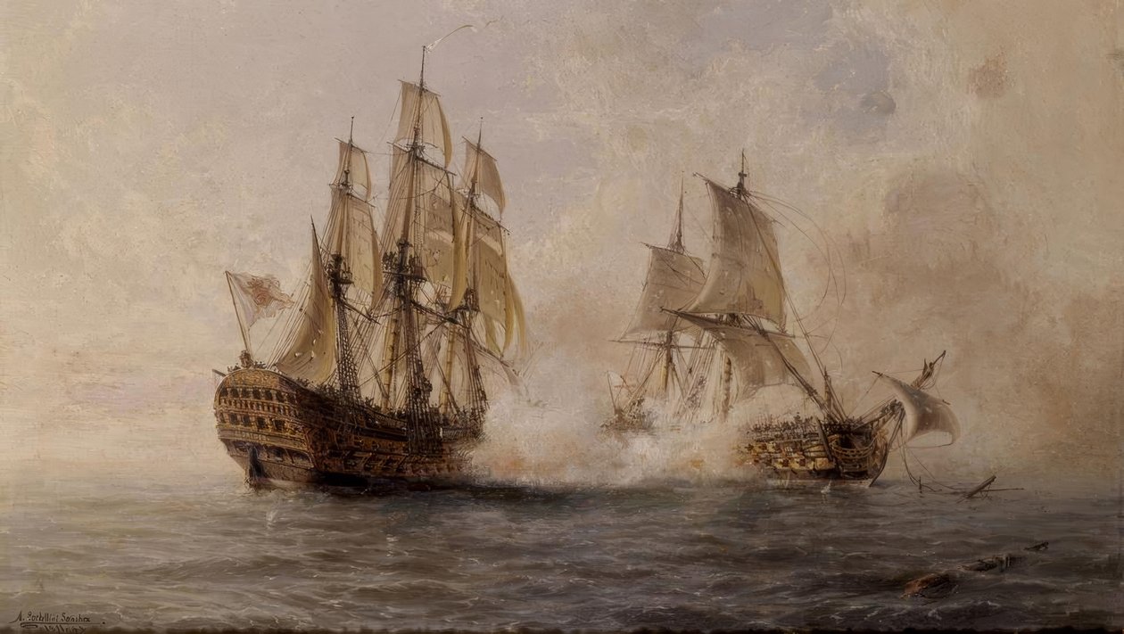 1747年至19世纪，英国与海军的战斗与光彩夺目的战斗 作者 天使玛丽亚·科特