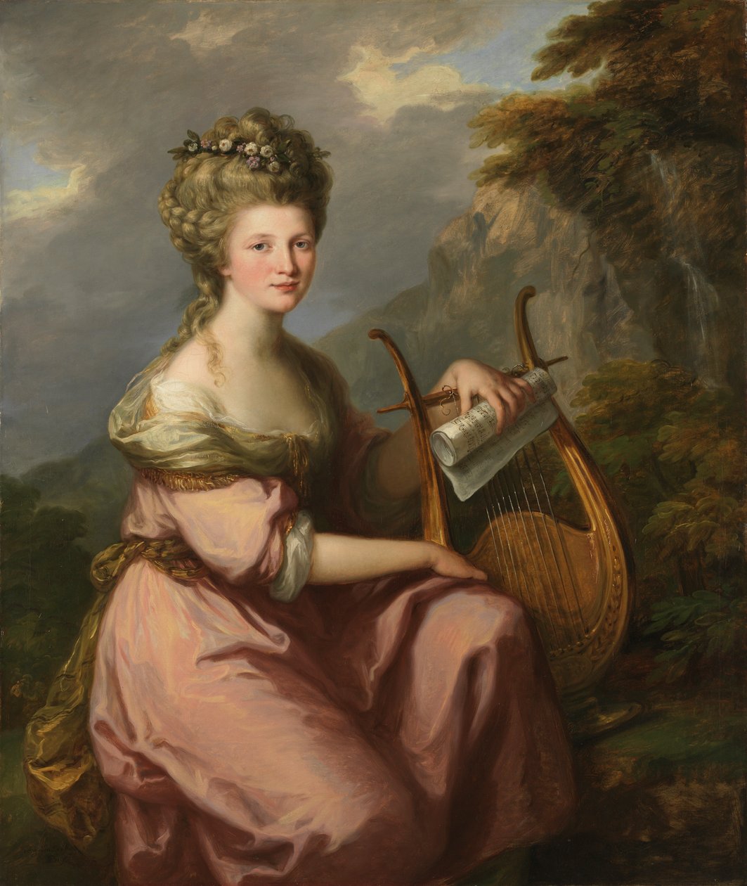 nEnglish：Sarah Harrop夫人的肖像作为Musen 作者 当归考夫曼
