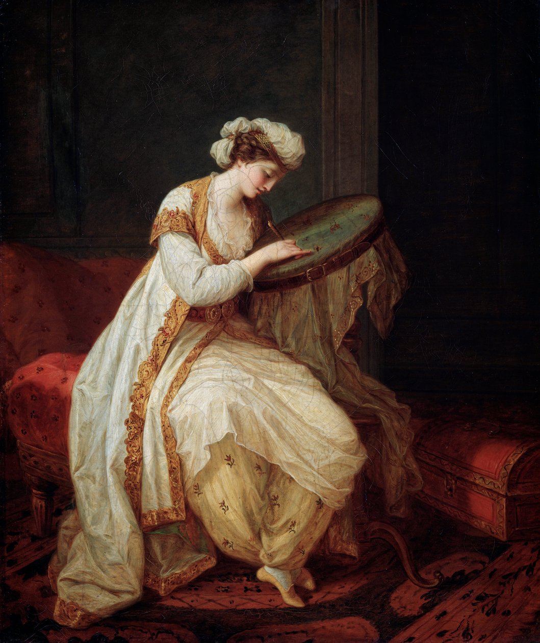 1773年，一位土耳其妇女。 作者 当归考夫曼
