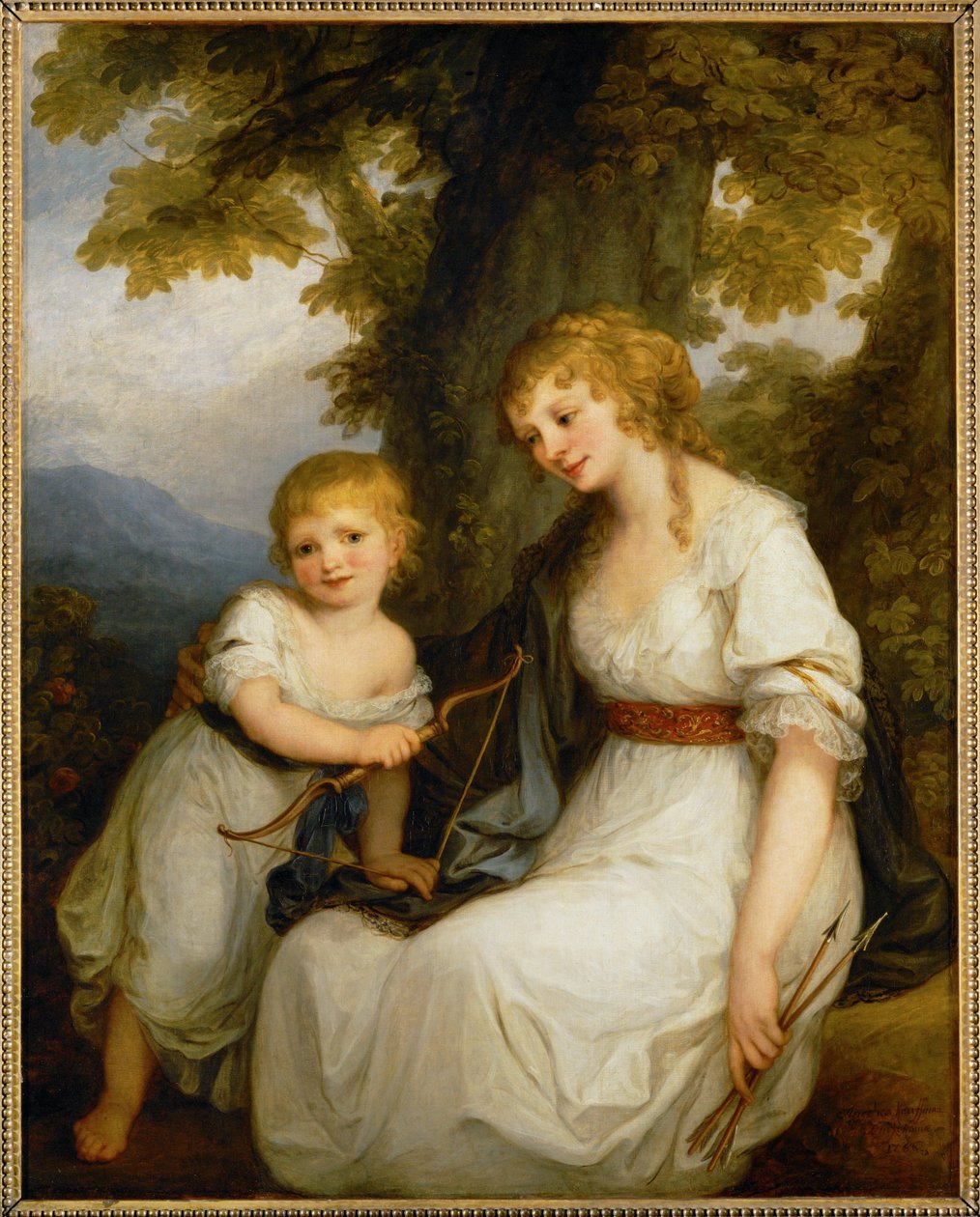 La Baronne de Kruedener et son fils - 克鲁德纳男爵夫人和她的儿子... 作者 当归考夫曼