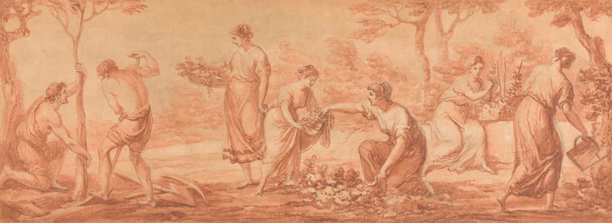 A Frieze: Men Planting Trees, Women Gathering Blossoms and Watering Flowers   1441893   zh       chinese Successfully Translated  Original: Dr Lanyon opens his door and discovers Mr Hyde vetus of clothes far too big, Illustration by Edmund Joseph Sullivan  作者 当归考夫曼