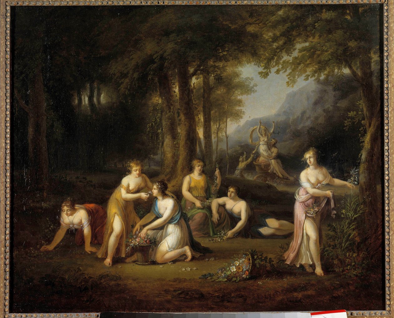 冥王星移除 Proserpine 绘画由 Angelica Kauffman (1740-1807) 18 世纪绘制。 Dim 0,40 x 0,56 m Tours Museum of Fine Arts 作者 当归考夫曼