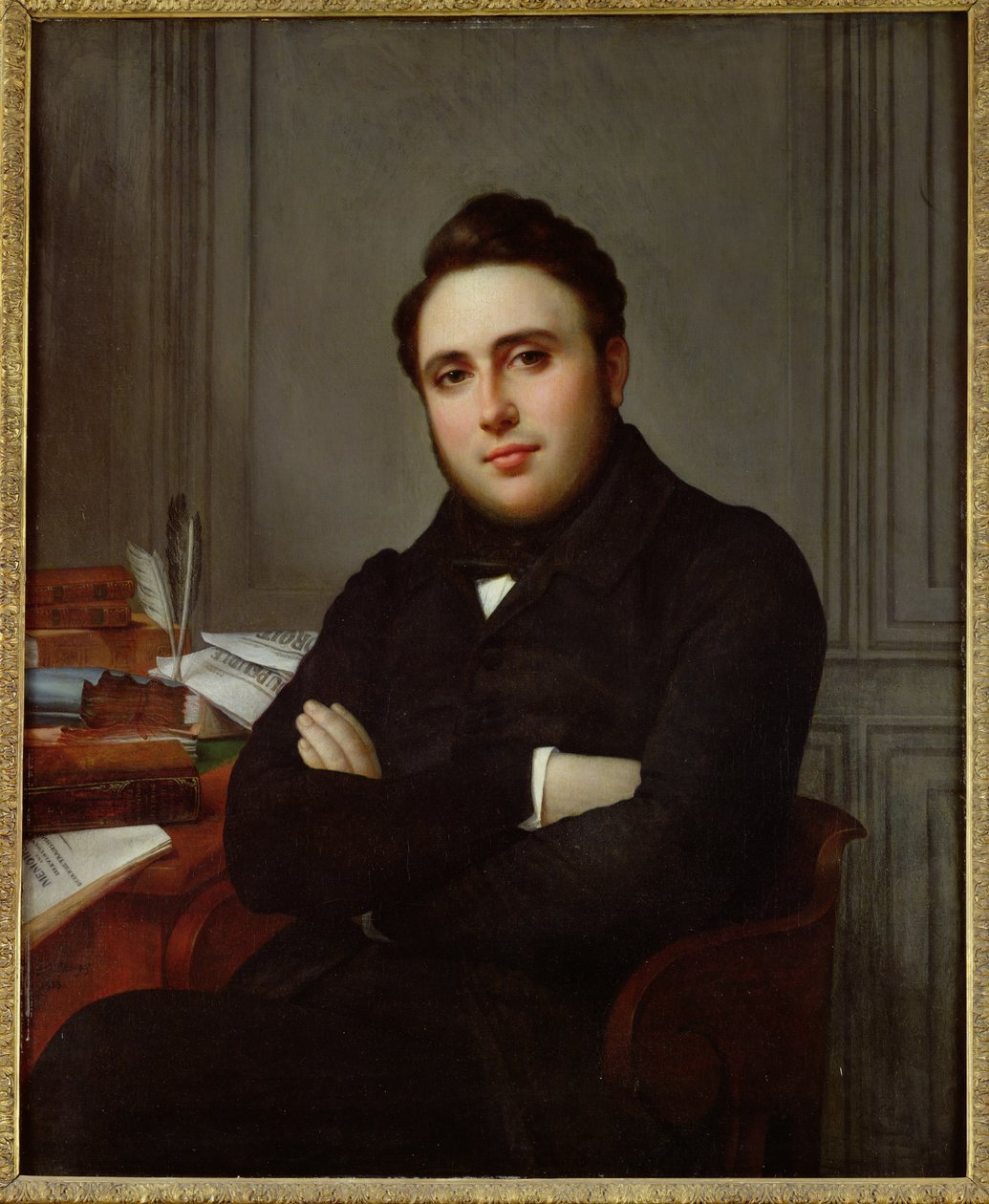 Alexandre Auguste Ledru-Rollin（1807-74）的肖像，1838年 作者 安吉丽克·蒙兹
