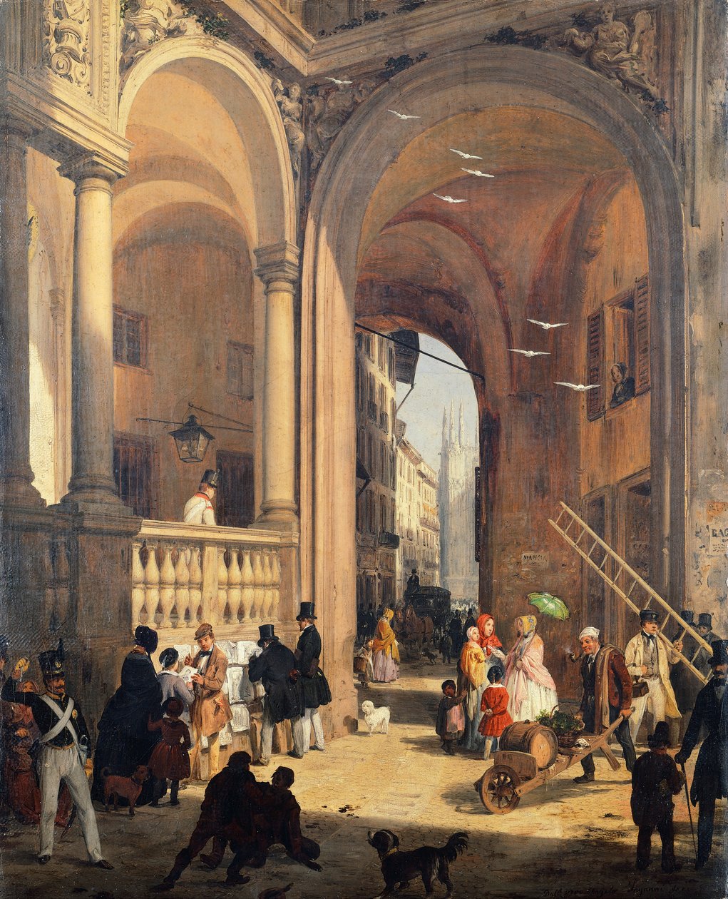 Piazza dei Mercanti 或老鱼商人广场的转变 作者 安杰洛·因甘尼