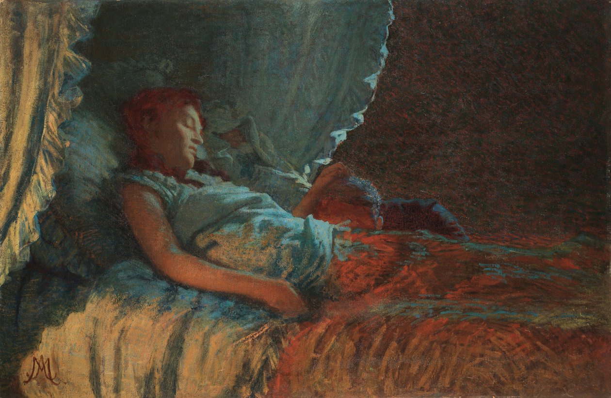 阿尔巴·塞雷纳（Alba Serena）孕产妇，1889-1890年。 作者 安吉洛·莫贝利（Angelo Morbelli）