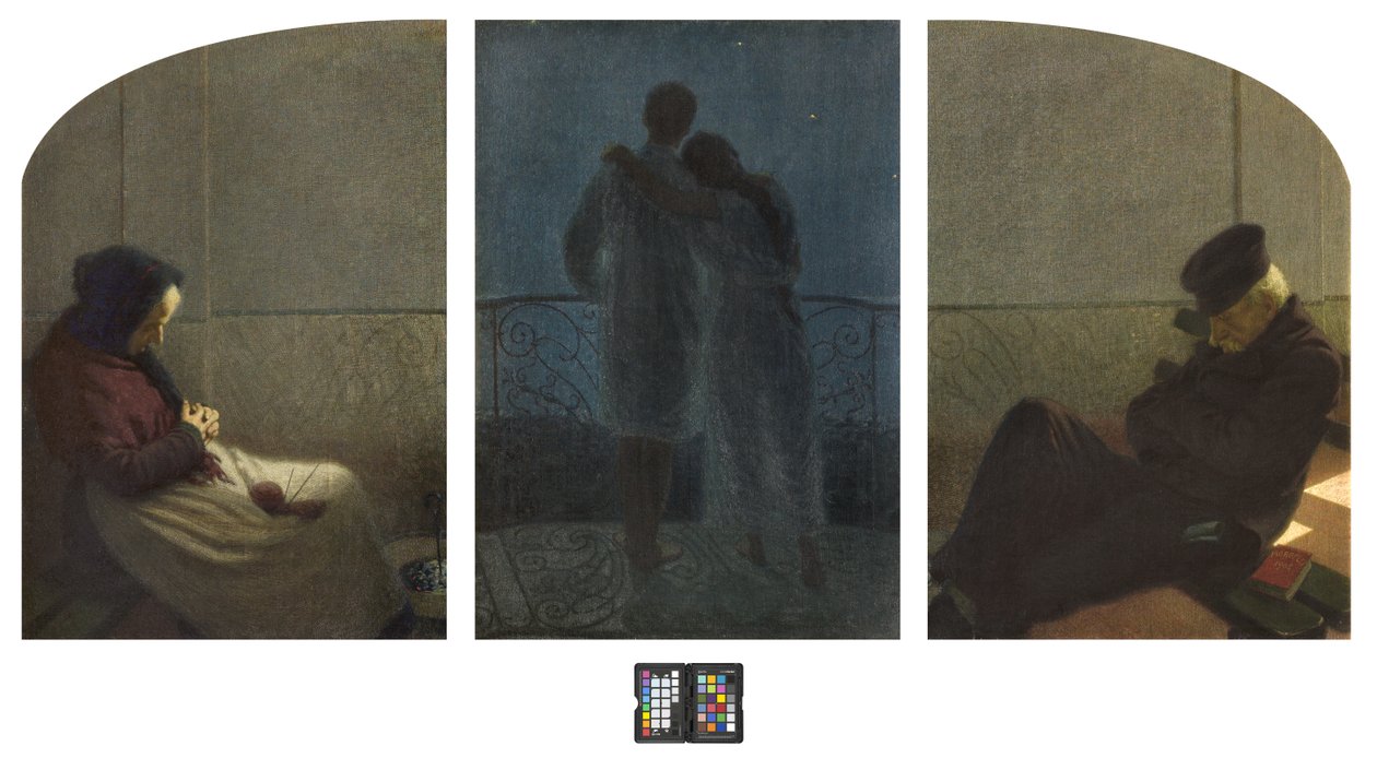在梦想和现实之间？ 作者 安吉洛·莫贝利（Angelo Morbelli）