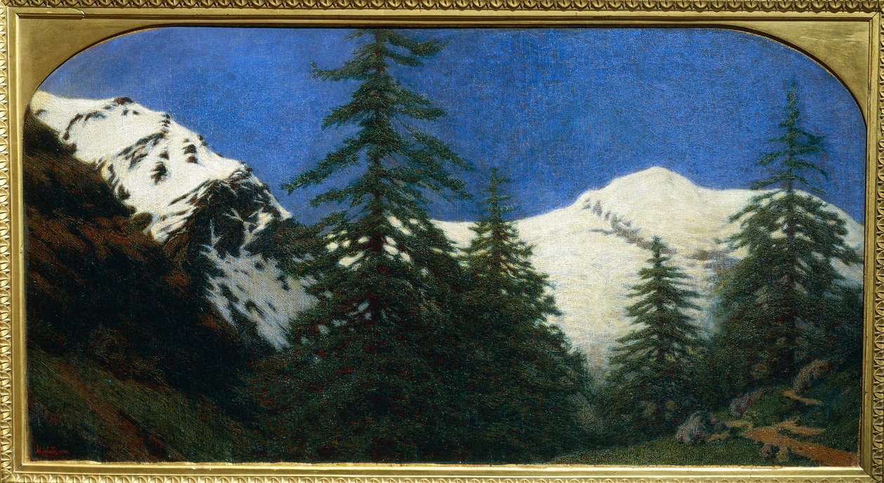高山 作者 安吉洛·莫贝利（Angelo Morbelli）