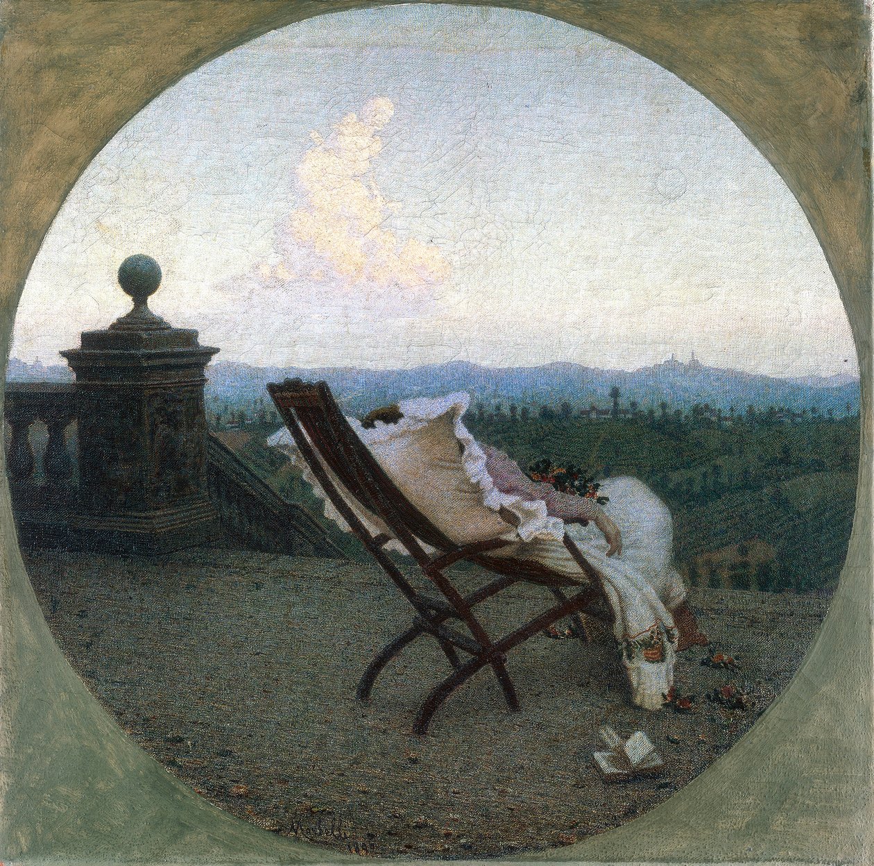 萨凡萨，1892-1895年。 作者 安吉洛·莫贝利（Angelo Morbelli）