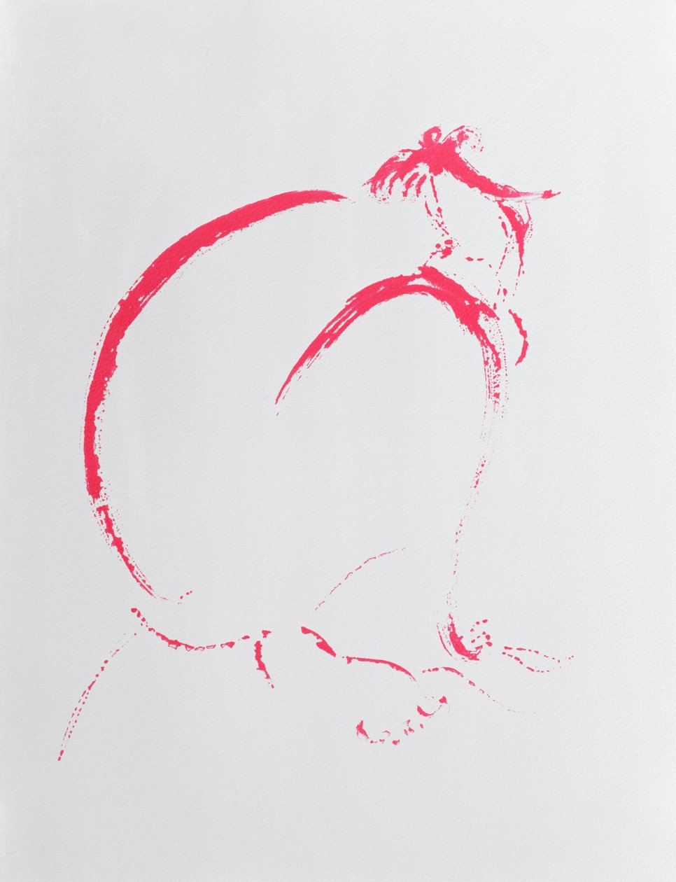 Folded Nude Crimson, 2006 作者 安吉·肯伯（Angie Kenber）