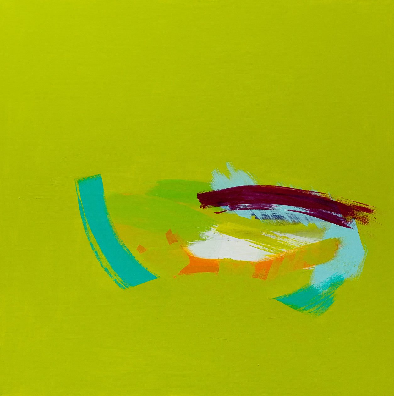 Harbour: St. Ives, 2013, acrylic on canvas 作者 安吉·肯伯（Angie Kenber）