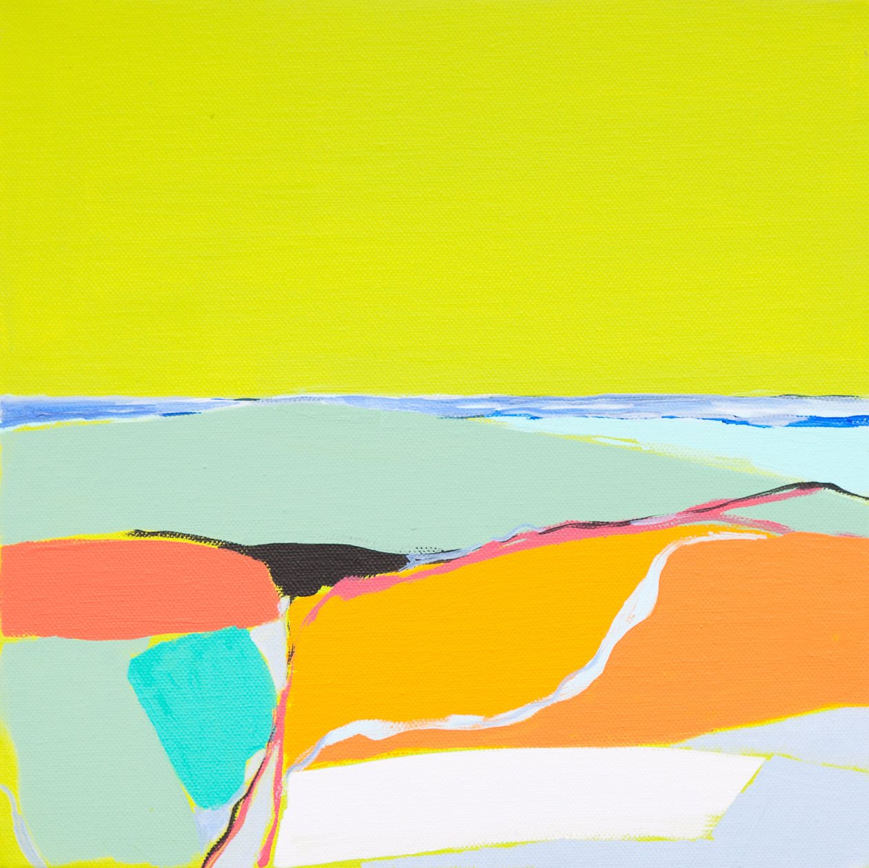Hills over the Sea, 2014 作者 安吉·肯伯（Angie Kenber）