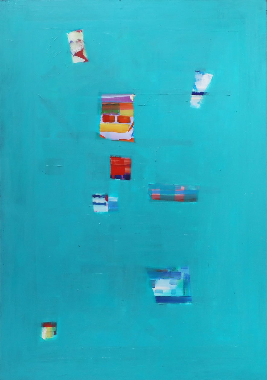 内在之光 II》，2021 年（丙烯酸画布） 作者 安吉·肯伯（Angie Kenber）