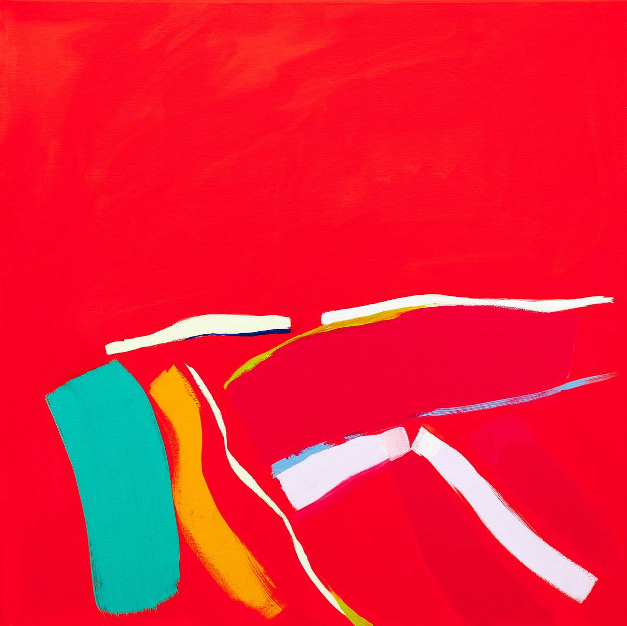 激情》，2015年（帆布上的丙烯酸）。 作者 安吉·肯伯（Angie Kenber）