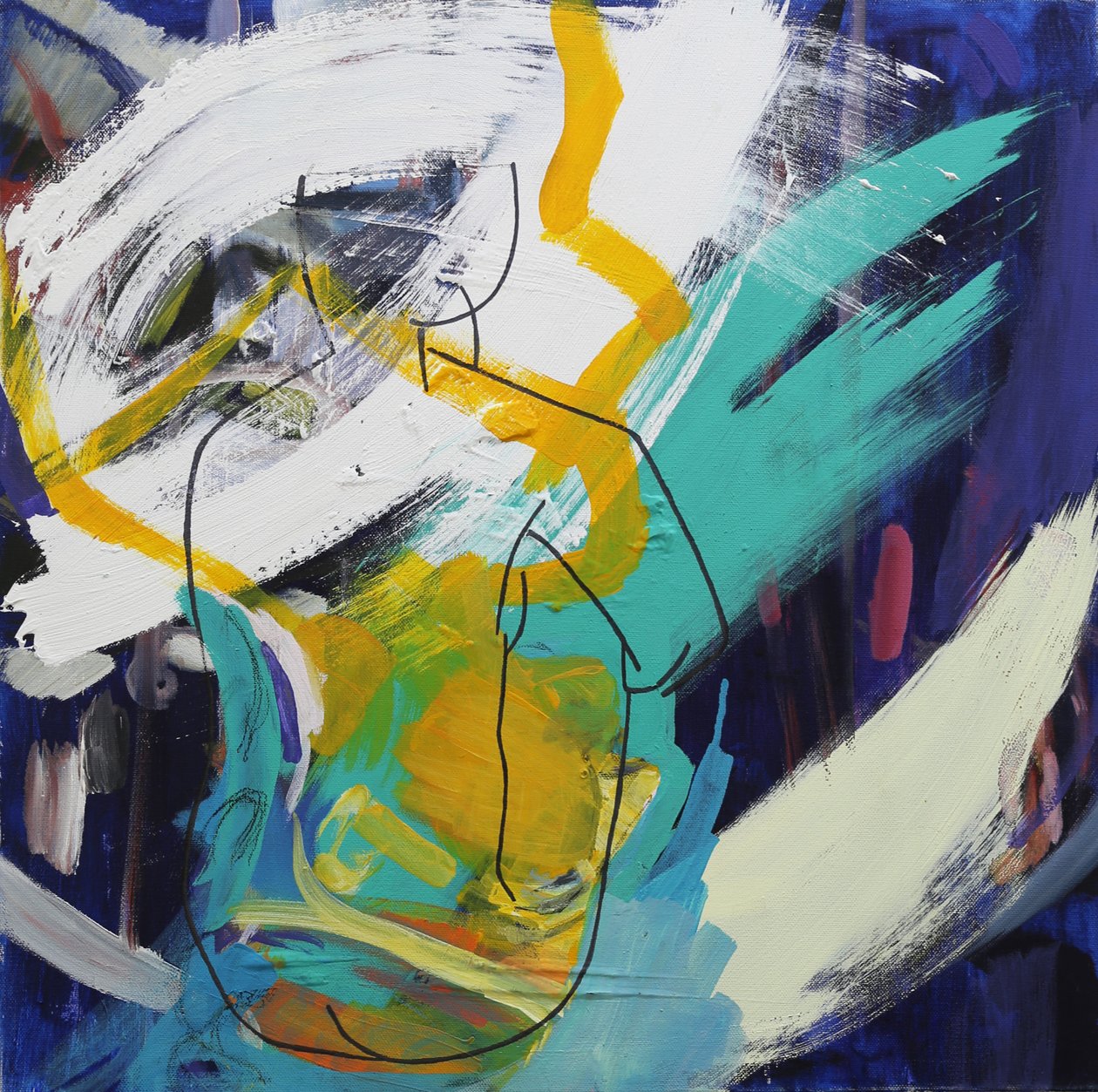 Portrait in Line, 2008 作者 安吉·肯伯（Angie Kenber）