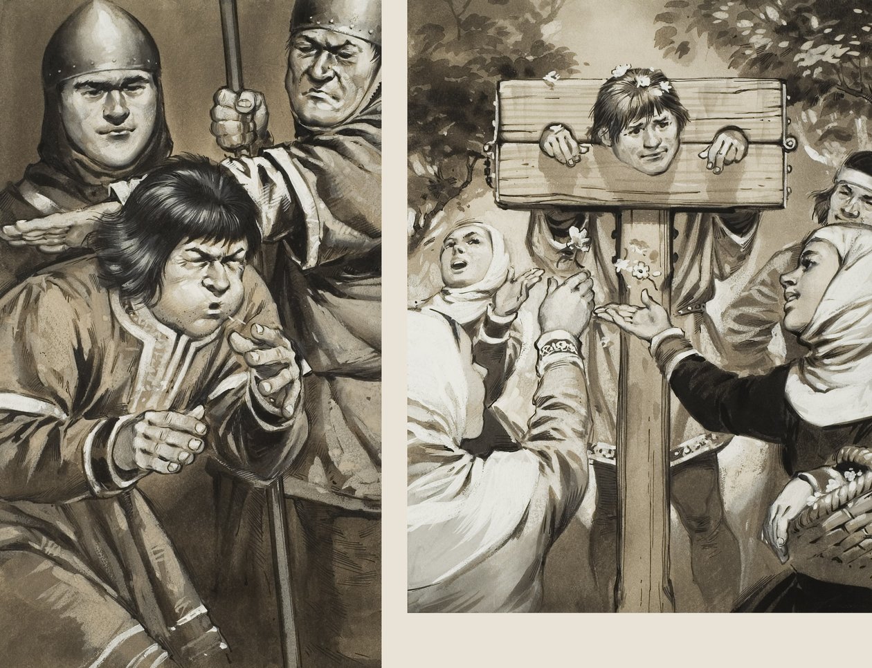 这是法律（纸上水粉画） 作者 安格斯·麦克布莱德