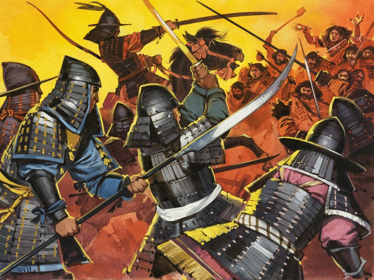 战斗中身份不明的日本武士 作者 安格斯·麦克布莱德