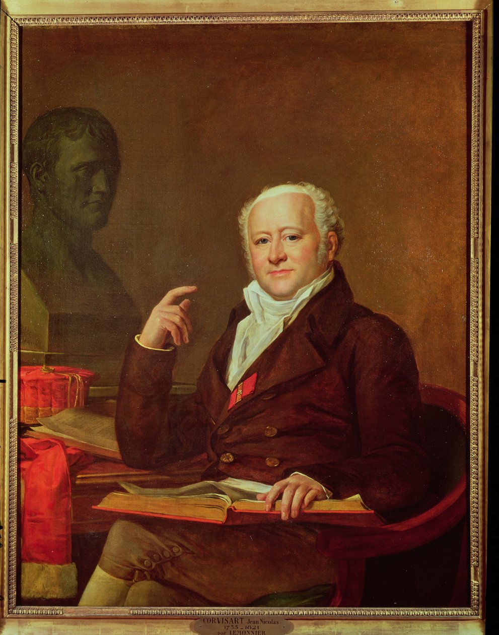 Marets（1755-1821）1809的Jean Nicolas Corvisart的肖像 作者 阿妮丝·查尔斯·莱姆尼尔
