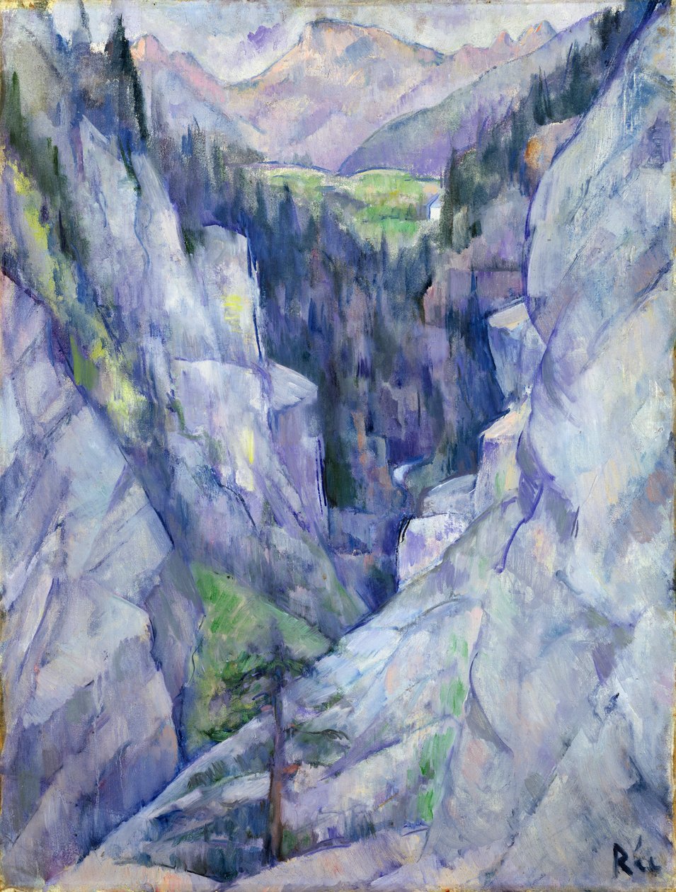 1921年在Pians山沟 作者 安妮塔·瑞
