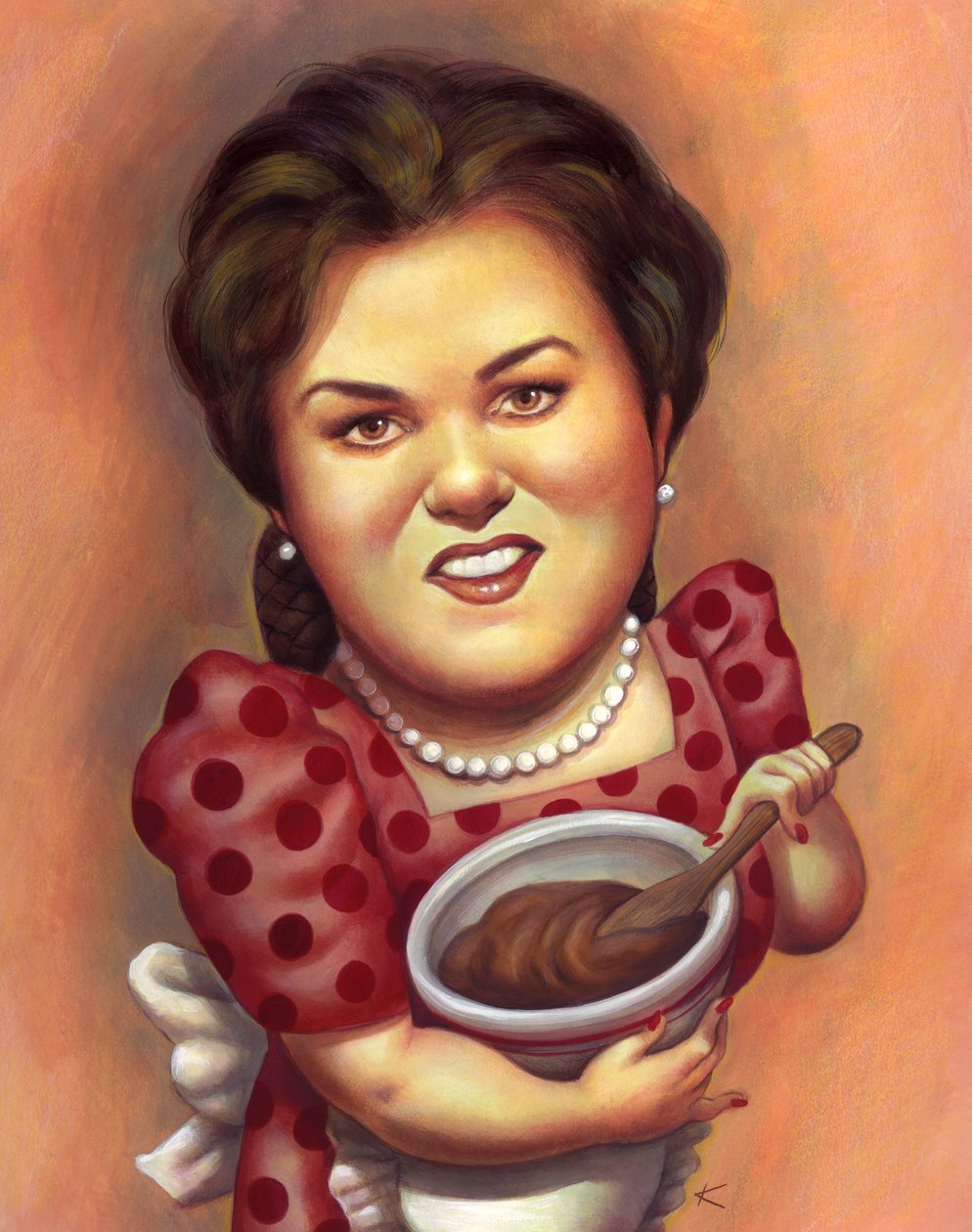 罗西，2001 年（插图板上的丙烯画） 作者 安妮塔昆兹