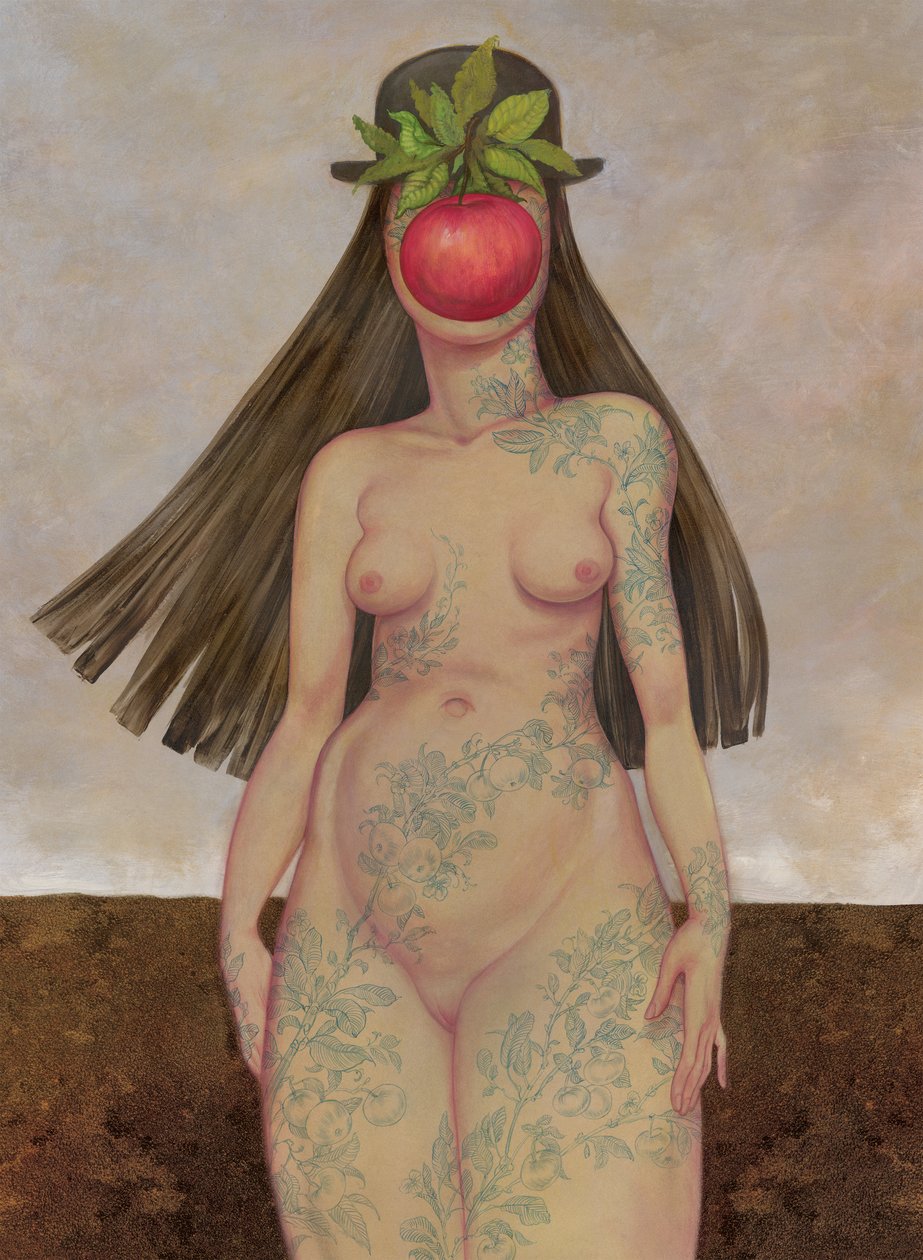 人类的女儿》，2016 年（插图板上的丙烯颜料） 作者 安妮塔昆兹
