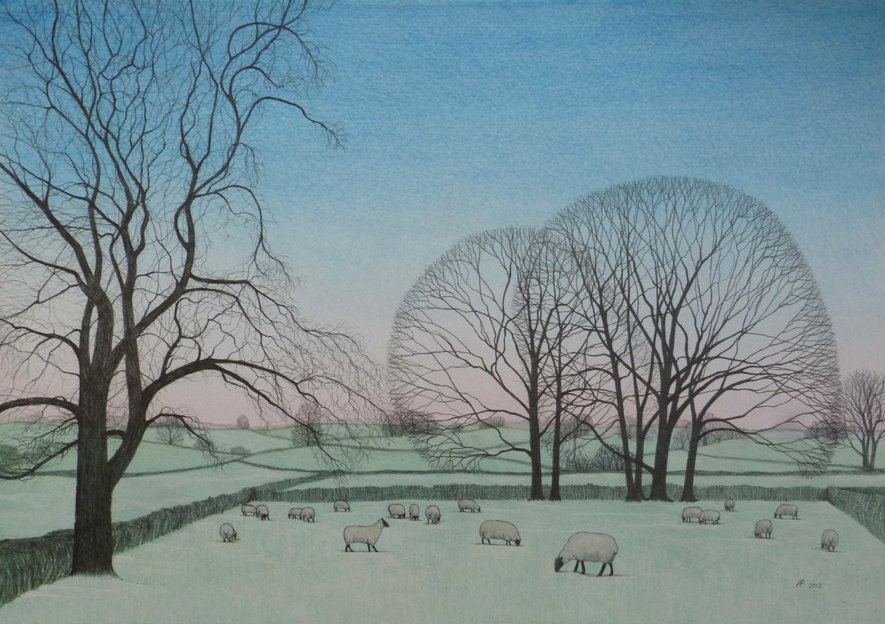 寒冷的早晨，2012年 作者 安脑