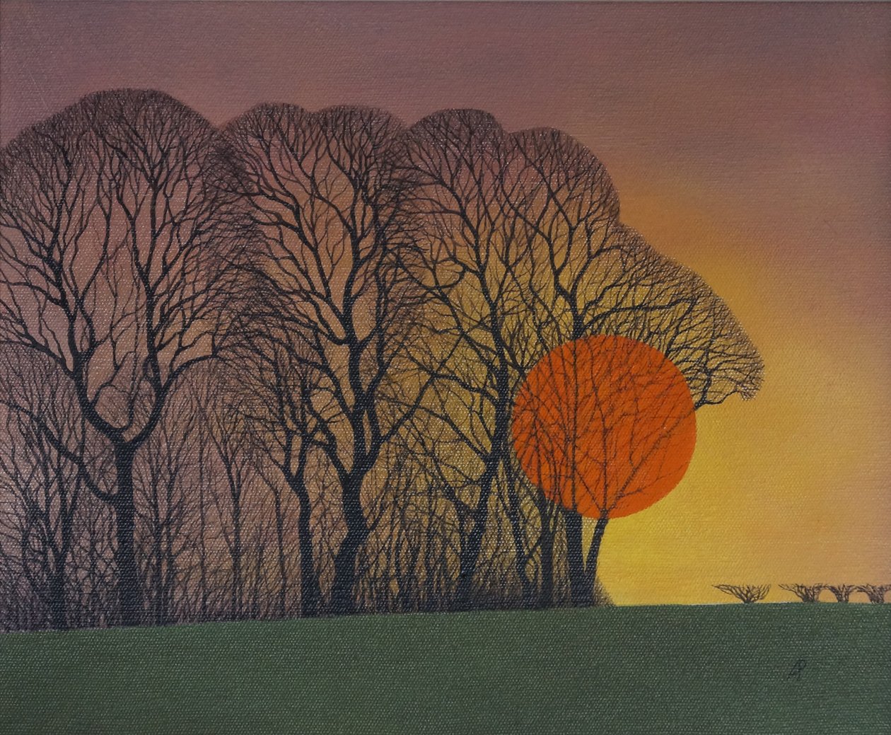 夕阳，2013 作者 安脑