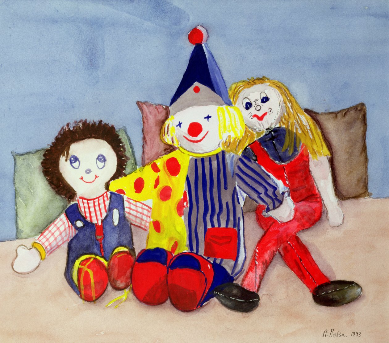 Tuffys Toys，1993（wc） 作者 安·罗伯森