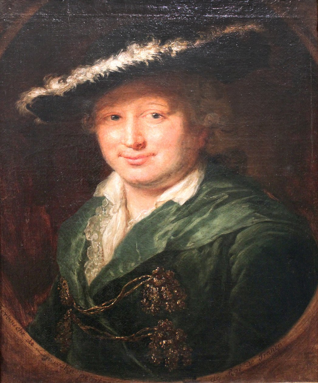 Innkeeper Ernst Friedrich Therbusch的肖像，艺术家的丈夫 作者 安娜·多萝西亚Therbusch
